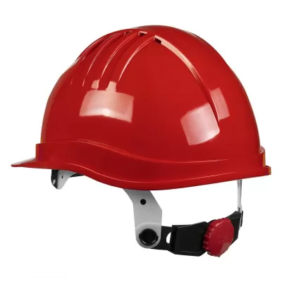 HELMET PRO, zaštitni šlem od hdpe materijala, crveni