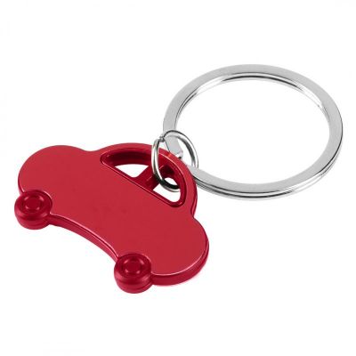 TOPOLINO COLORE, metalni privezak za ključeve, crveni