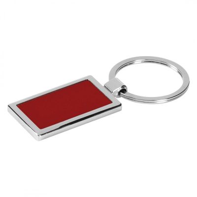 SIMS, metalni privezak za ključeve, crveni
