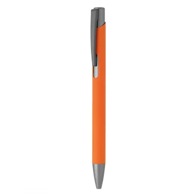 OGGI SOFT GRAY, metalna hemijska olovka, narandžasta