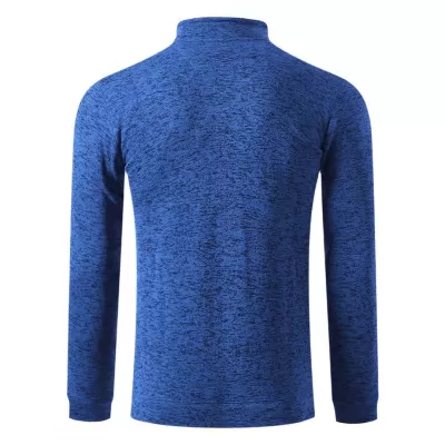 JUMPER, melirana dukserica sa visokom kragnom, 280 g/m2, rojal plava