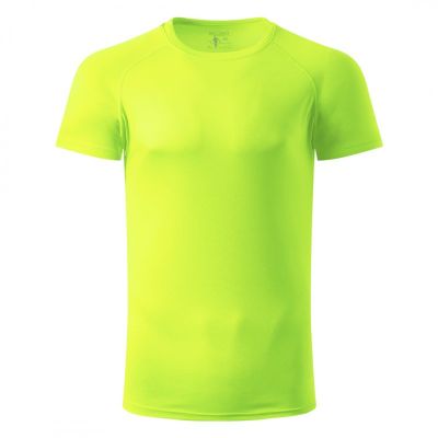 RECORD, sportska majica sa raglan rukavima, 130 g/m2, neon žuta