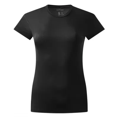 TEE LADY, ženska sportska majica kratkih rukava, 100 g/m2, crna