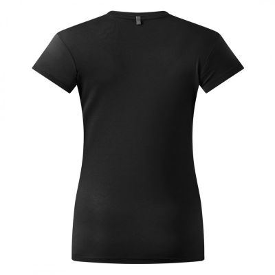 TEE LADY, ženska sportska majica kratkih rukava, 100 g/m2, crna