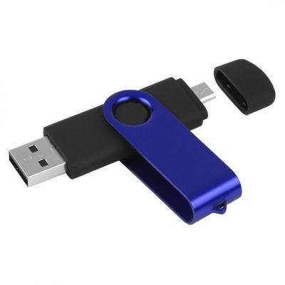 SMART OTG C, usb flash memorija, plavi, 16GB