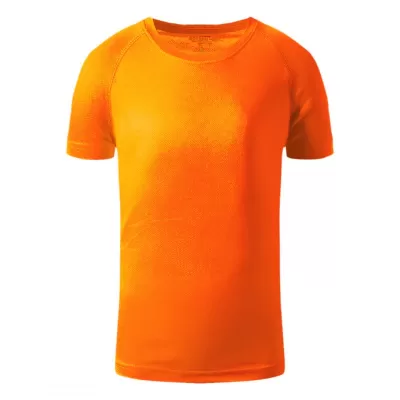 RECORD KIDS, dečja sportska majica sa raglan rukavima, 130 g/m2, neon narandžasta
