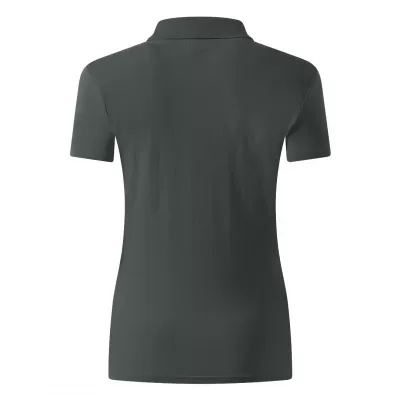 UNA, ženska pamučna polo majica, 180 g/m2, tamno siva