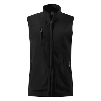 POLARIS VEST, prsluk od brušenog polara, 280 g/m2, crni