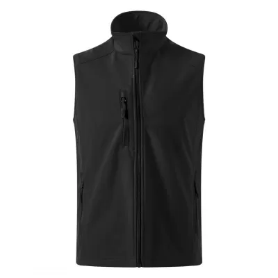 SKIPPER VEST, softšel prsluk, crni