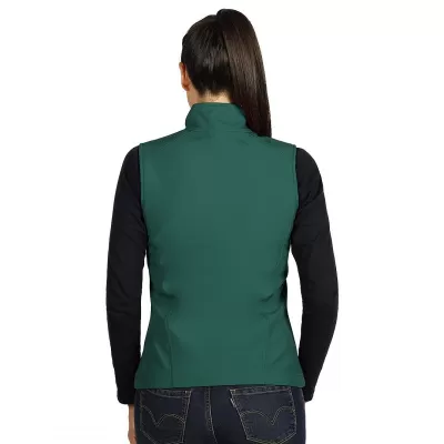 SKIPPER VEST WOMEN, ženski softšel prsluk, zeleni