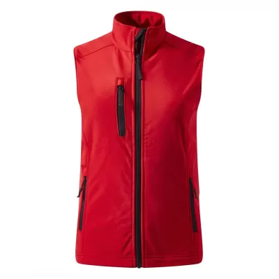 SKIPPER VEST WOMEN, ženski softšel prsluk, crveni