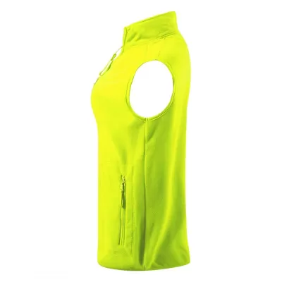 POLARIS VEST, prsluk od brušenog polara, 280 g/m2, neon žuti