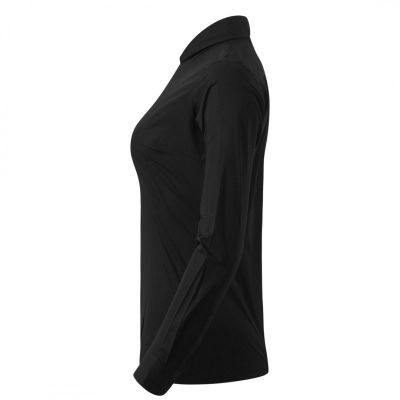CLUB LSL WOMEN, ženska košulja dugih rukava, crna