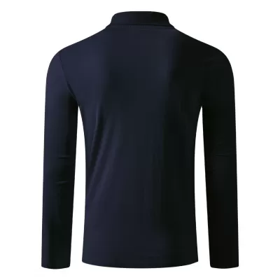 UNO LSL, pamučna polo majica dugih rukava, 180 g/m2, plava
