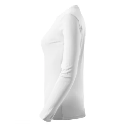 MISS, ženska pamučna majica dugih rukava, 160 g/m2, bela
