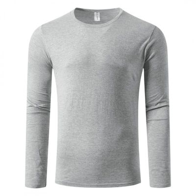 MAJOR, pamučna majica dugih rukava, 160 g/m2, pepeljasta