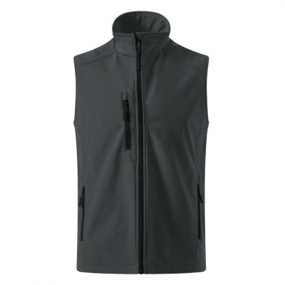 SKIPPER VEST, softšel prsluk, tamno sivi