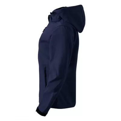 PROTECT MEN, softshell jakna sa skidajućom kapuljačom, plava