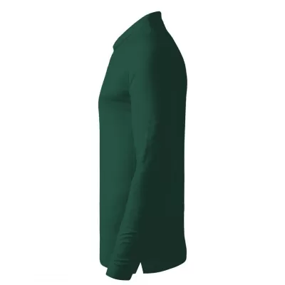 GATOR, pamučna polo majica dugih rukava, 200 g/m2, zelena