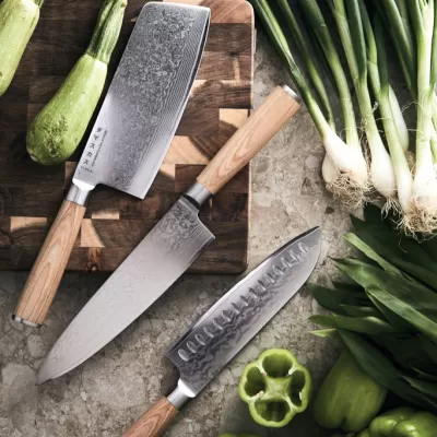 VINGA Hattasan Damascus Santoku knife