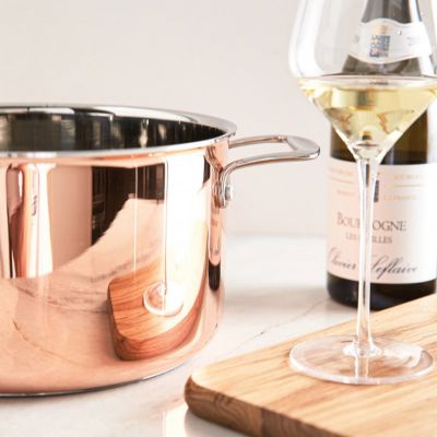 VINGA Baron copper saucepan