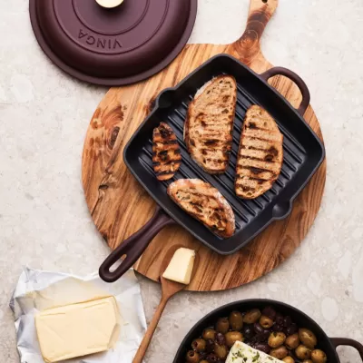 VINGA Monte enamelled grill pan