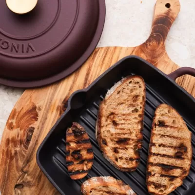 VINGA Monte enamelled grill pan