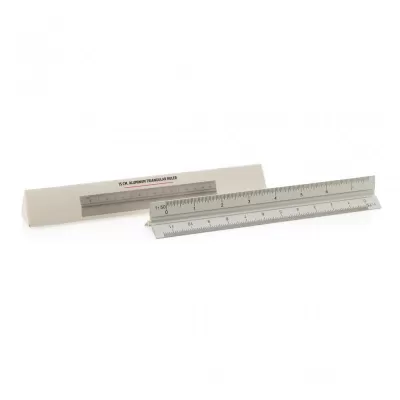 15cm. Aluminum triangular ruler