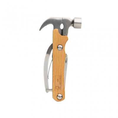 Wooden multi-tool hammer
