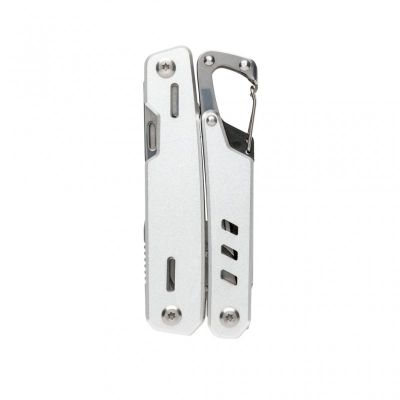 Solid multitool with carabiner