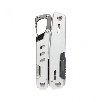 Solid multitool with carabiner
