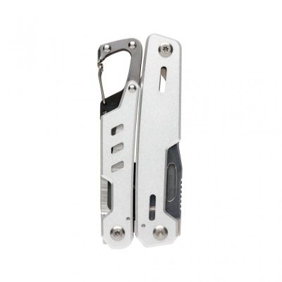 Solid multitool with carabiner