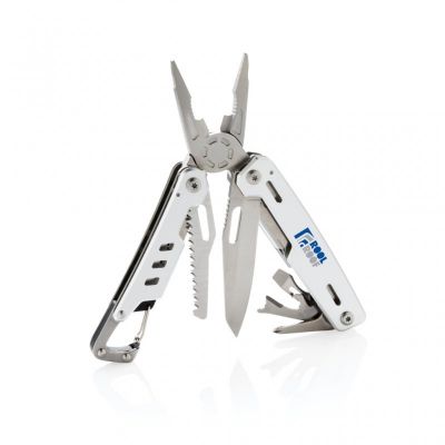 Solid multitool with carabiner