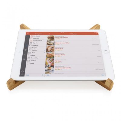 Bamboo portable laptop stand