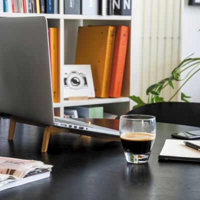 Bamboo portable laptop stand