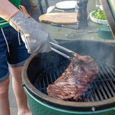 Deluxe canvas oven mitt