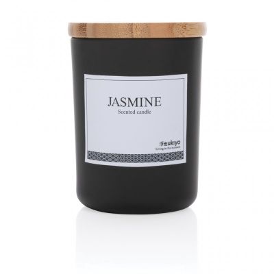 Ukiyo deluxe scented candle with bamboo lid