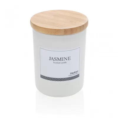 Ukiyo deluxe scented candle with bamboo lid