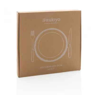 Ukiyo dinner plate set of 2