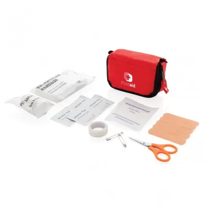 First aid set in pouch