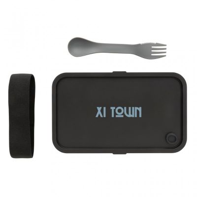 PP lunch box with spork