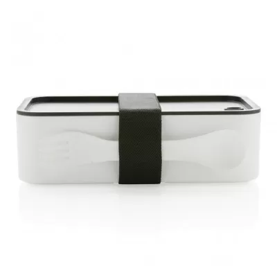 GRS recycled PP lunch box with spork