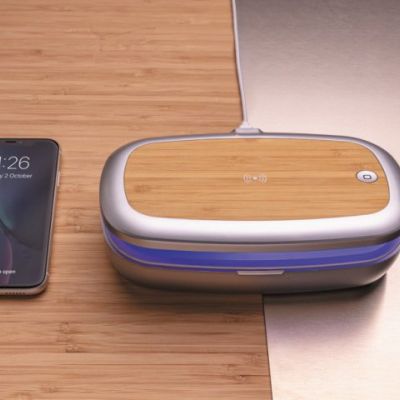 Rena UV-C steriliser box with 5W wireless charger