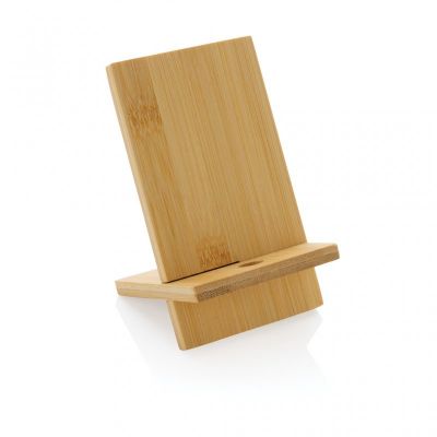 Bamboo phone stand in kraft box