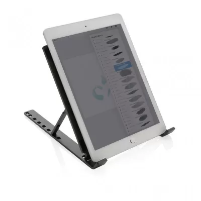 Terra RCS recycled aluminium universal laptop/tablet stand