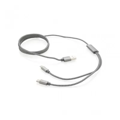 3-in-1 braided cable