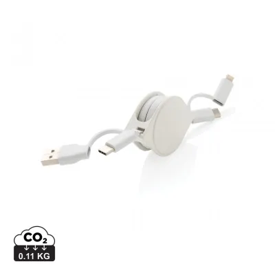 RCS recycled plastic and TPE 4 in 1 cable
