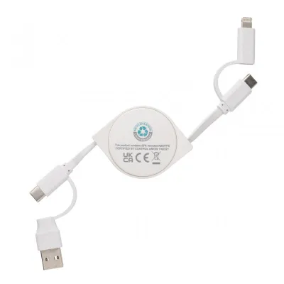 RCS recycled plastic and TPE 4 in 1 cable