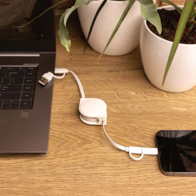 RCS recycled plastic and TPE 4 in 1 cable