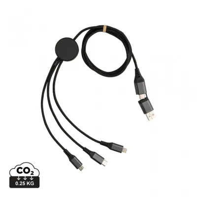 Terra 60W RCS recycled aluminium 120cm 6-in-1 cable